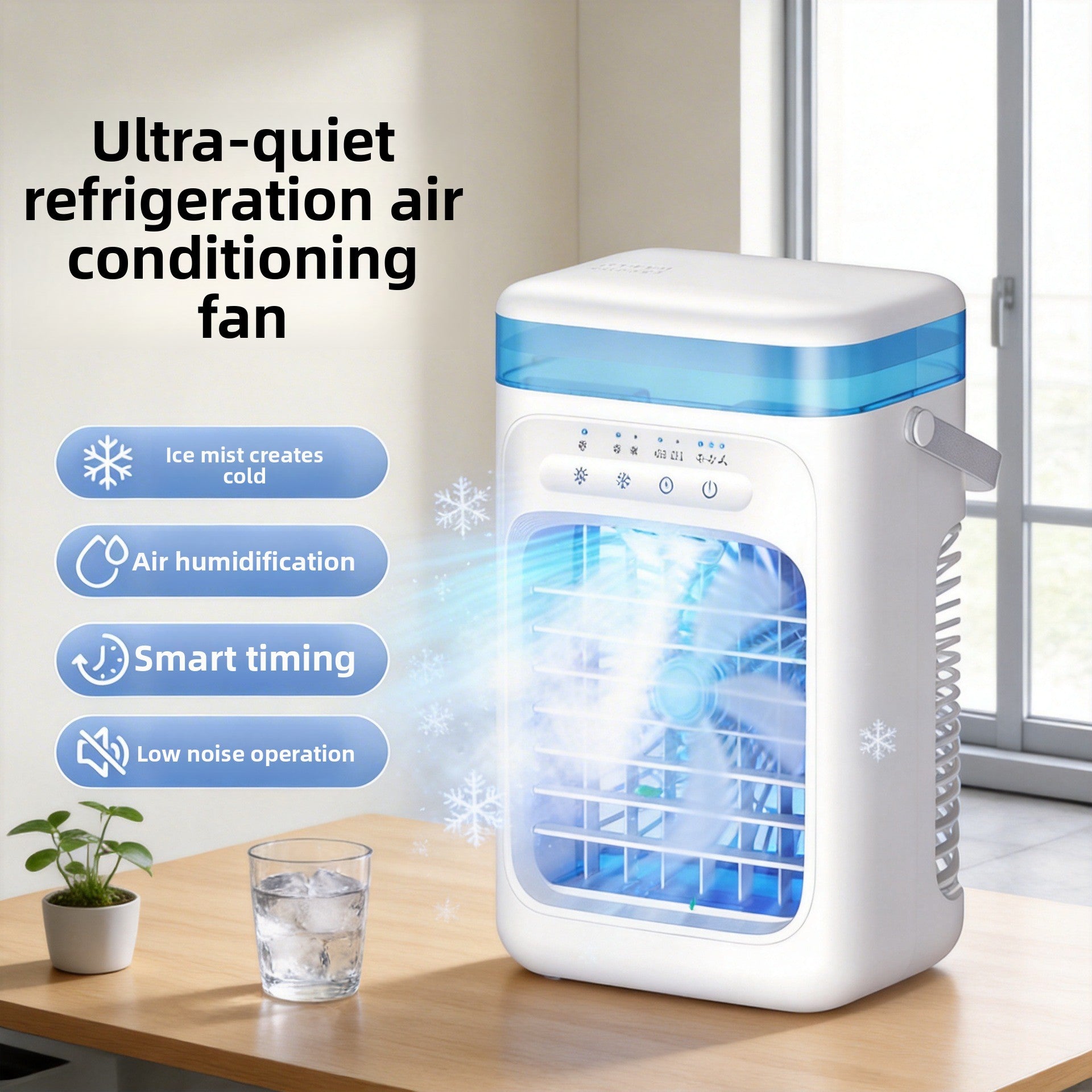 Chill Patrol™ — Portable Misting Fan + Humidifier + Night Light