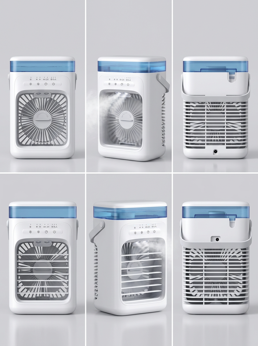 Chill Patrol™ — Portable Misting Fan + Humidifier + Night Light